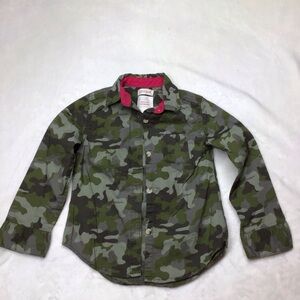 Cat & Jack Camouflage Long Sleeve Shirt